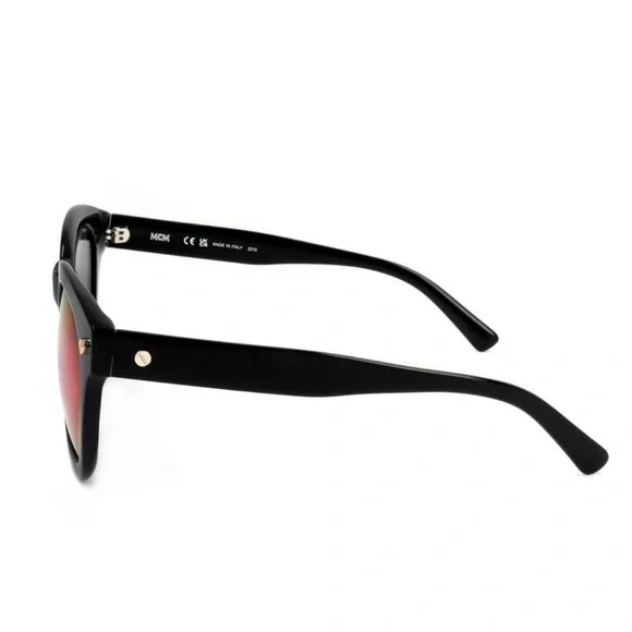 Authentic MCM Designer Name Brand Purple Mirror Lens Sunglasses Italy Runway NEW